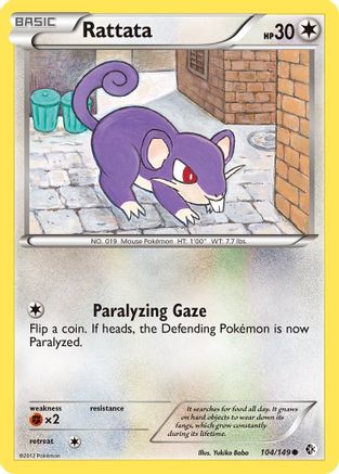 Rattata (104) - BC  - Common - Reverse Holofoil
