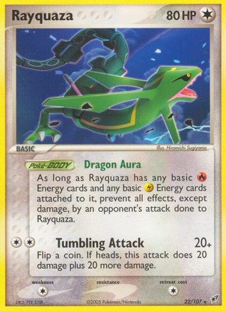 Rayquaza (022/107) - D  - Rare