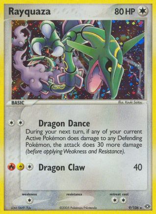 Rayquaza (009) - E  - Holo Rare - Holofoil