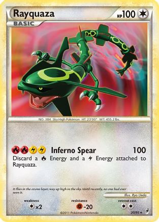 Rayquaza (020) - COL  - Holo Rare - Reverse Holofoil