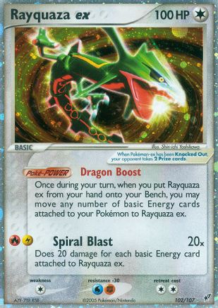 Rayquaza ex (102) - D  - Ultra Rare