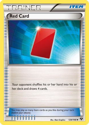 Red Card (124/146) - XBS  - Uncommon - Reverse Holofoil