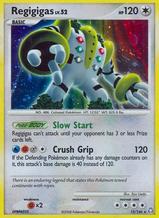 Regigigas (15) (015) - LA  - Holo Rare - Holofoil