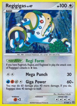 Regigigas (009) - S  - Holo Rare - Holofoil