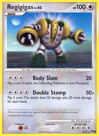 Regigigas (004) - PS9  - Rare - Holofoil