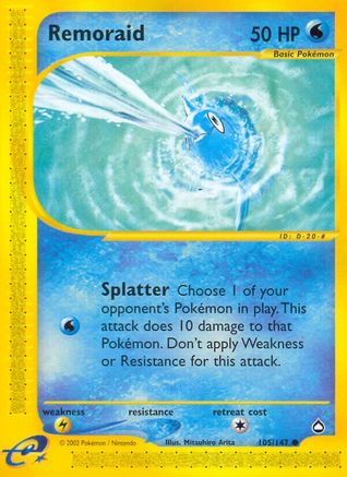Remoraid (105) - A  - Common - Reverse Holofoil