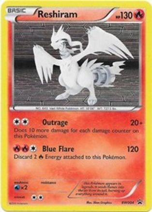 Reshiram (BW004) - BAWP  - Promo - Holofoil