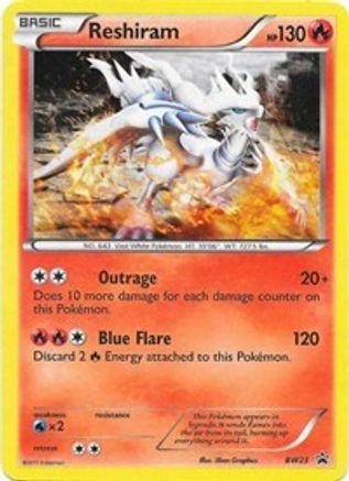 Reshiram (BW23) - BAWP  - Promo - Holofoil