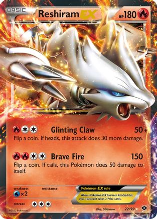 Reshiram EX (022) - ND  - Ultra Rare - Holofoil