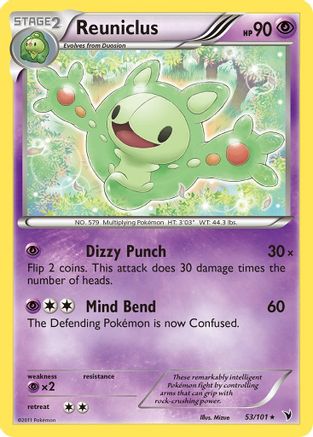 Reuniclus (53) (053) - NV  - Rare - Reverse Holofoil