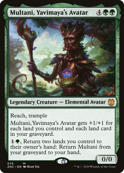Multani, Yavimaya's Avatar (ZNC-075) - mythic