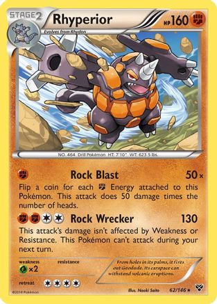 Rhyperior (062) - XBS  - Holo Rare - Holofoil