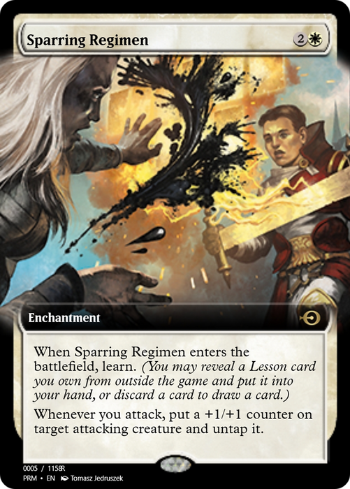 Sparring Regimen (PRM-89982) - rare - Foil