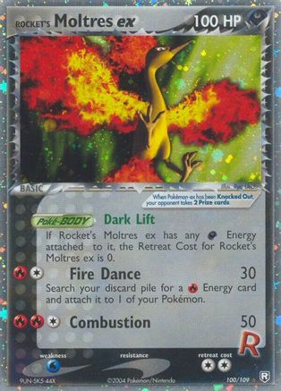 Rocket's Moltres ex (100) - TRR  - Ultra Rare - Holofoil