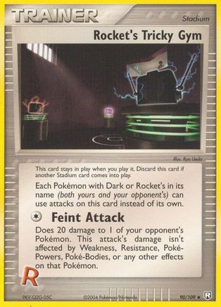 Rocket's Tricky Gym (090) - TRR  - Uncommon