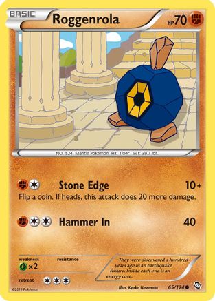 Roggenrola (065) - DE  - Common - Reverse Holofoil