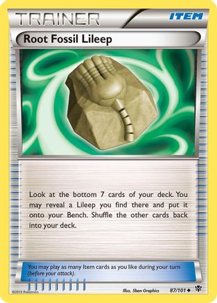 Root Fossil Lileep (087) - PB  - Uncommon