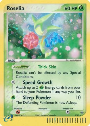 Roselia (009/97) - D  - Holo Rare - Holofoil
