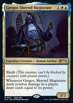 Gregor, Shrewd Magistrate (SLX-021) - mythic