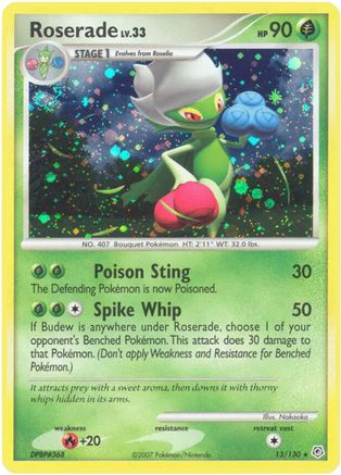 Roserade (013/130) - DAP  - Holo Rare - Holofoil