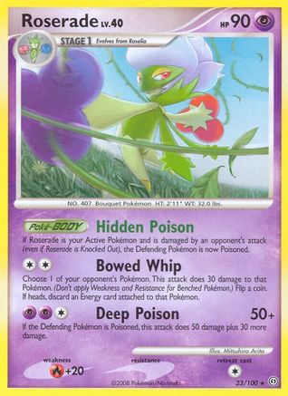 Roserade (023) - S  - Rare