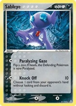 Sableye (031) - HP  - Rare - Reverse Holofoil