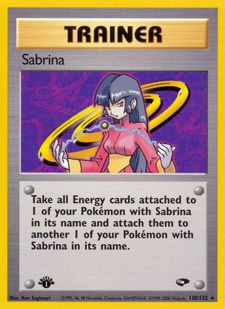 Sabrina (110) (110/132) - GC  - Rare - 1st Edition