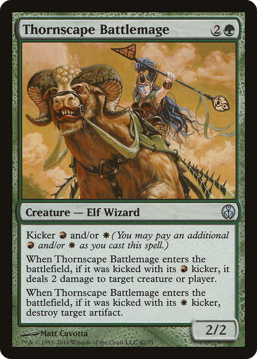 Thornscape Battlemage (DDE-042) - uncommon