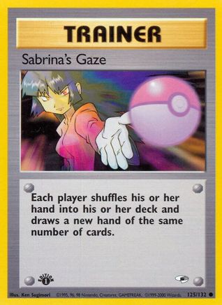 Sabrina's Gaze (125/132) - GH  - Common - 1st Edition