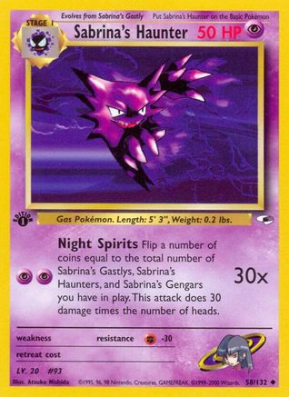 Sabrina's Haunter (058/132) - GH  - Uncommon - Unlimited