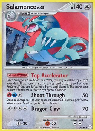 Salamence (008) - A  - Holo Rare - Reverse Holofoil
