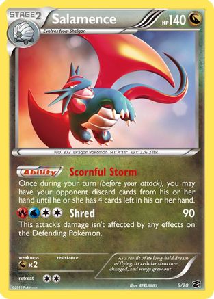 Salamence (008/20) - DV  - Holo Rare - Holofoil