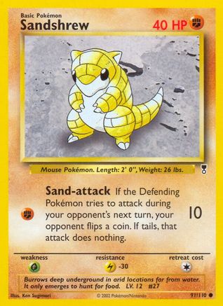 Sandshrew (091/110) - LC  - Common