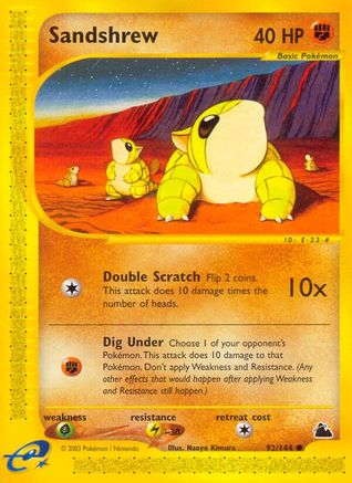 Sandshrew (092) - S  - Common