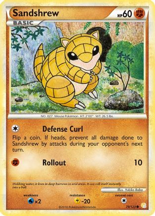 Sandshrew (079/123) - HS  - Common