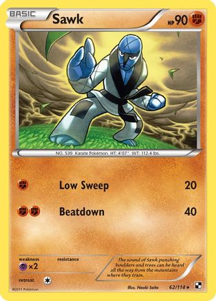Sawk (062) - BAW  - Rare