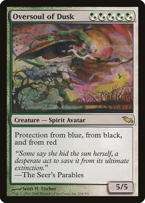 Oversoul of Dusk (SHM-234) - rare - Foil