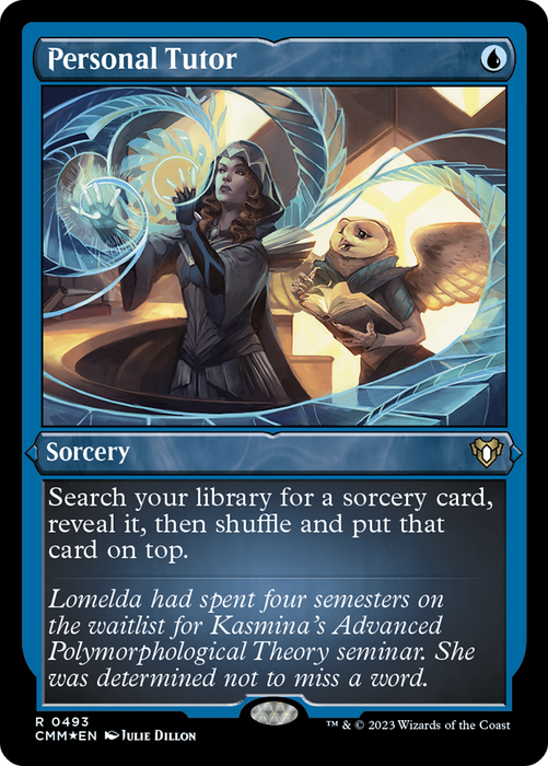 Personal Tutor (CMM-493) - rare - Etched Foil