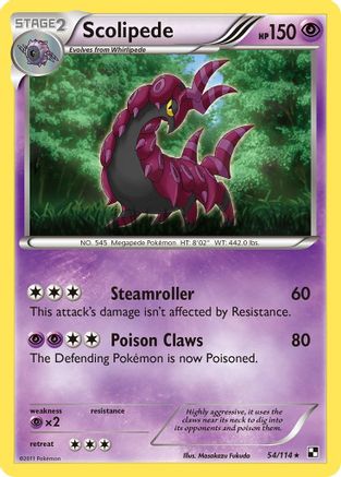 Scolipede (054) - BAW  - Rare