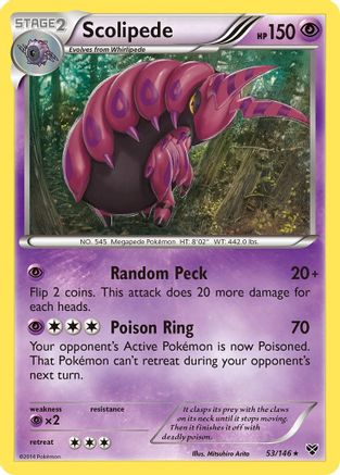 Scolipede (053) - XBS  - Rare