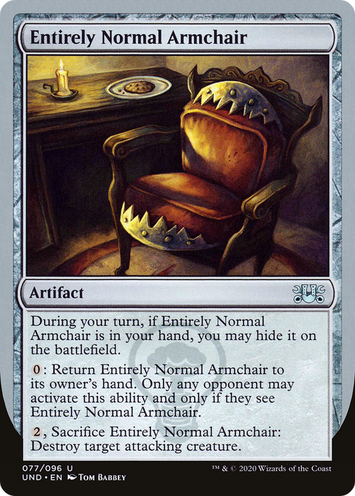 Entirely Normal Armchair (UND-077) - uncommon