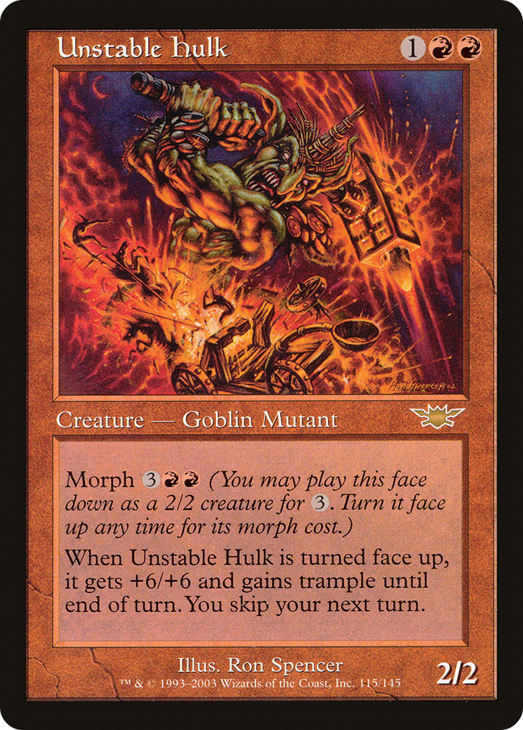 Unstable Hulk (LGN-115) - rare