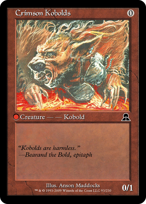 Crimson Kobolds (ME3-093) - common - Foil