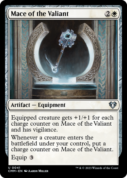 Mace of the Valiant (CMM-041) - uncommon - Foil