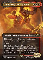 The Balrog, Durin's Bane (LTR-405) - rare (Borderless) - Foil