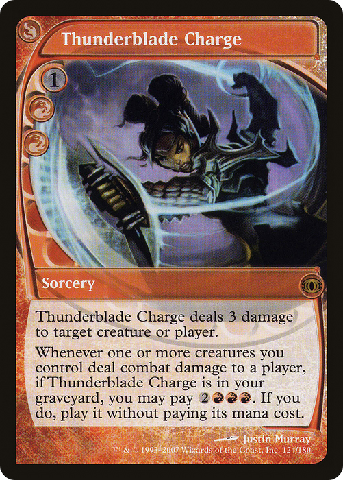 Thunderblade Charge (FUT-124) - rare - Foil