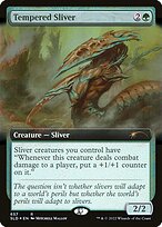 Tempered Sliver (SLD-657) - rare: (Extended Art) - Foil