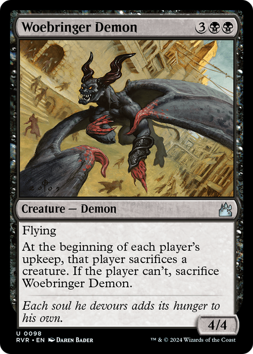 Woebringer Demon (RVR-098) - uncommon - Foil