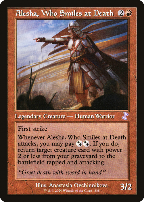 Alesha, Who Smiles at Death (TSR-338) - special - Foil