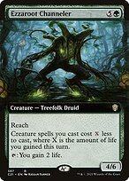 Ezzaroot Channeler (C21-387) - rare: (Extended Art)
